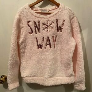 Fluffy “Snow Way” Sweater